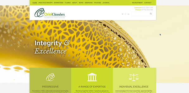 Oriel Chambers website